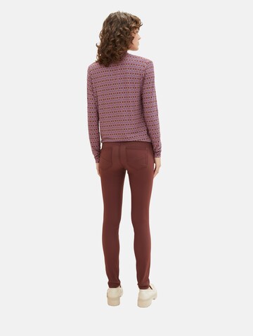 TOM TAILOR Skinny Jeans 'Alexa' in Brown