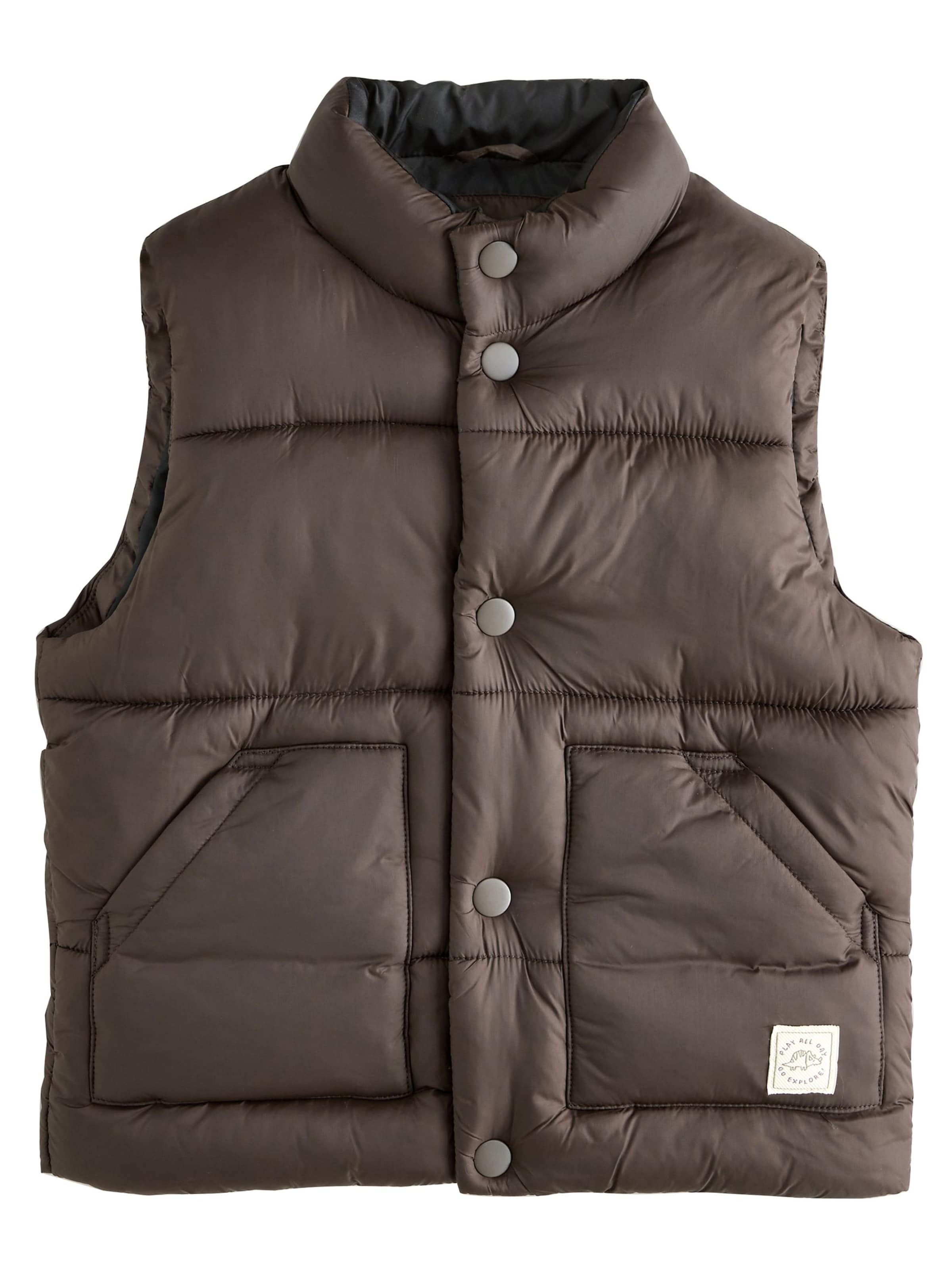 Next Жилетка в Коричневый: спереди