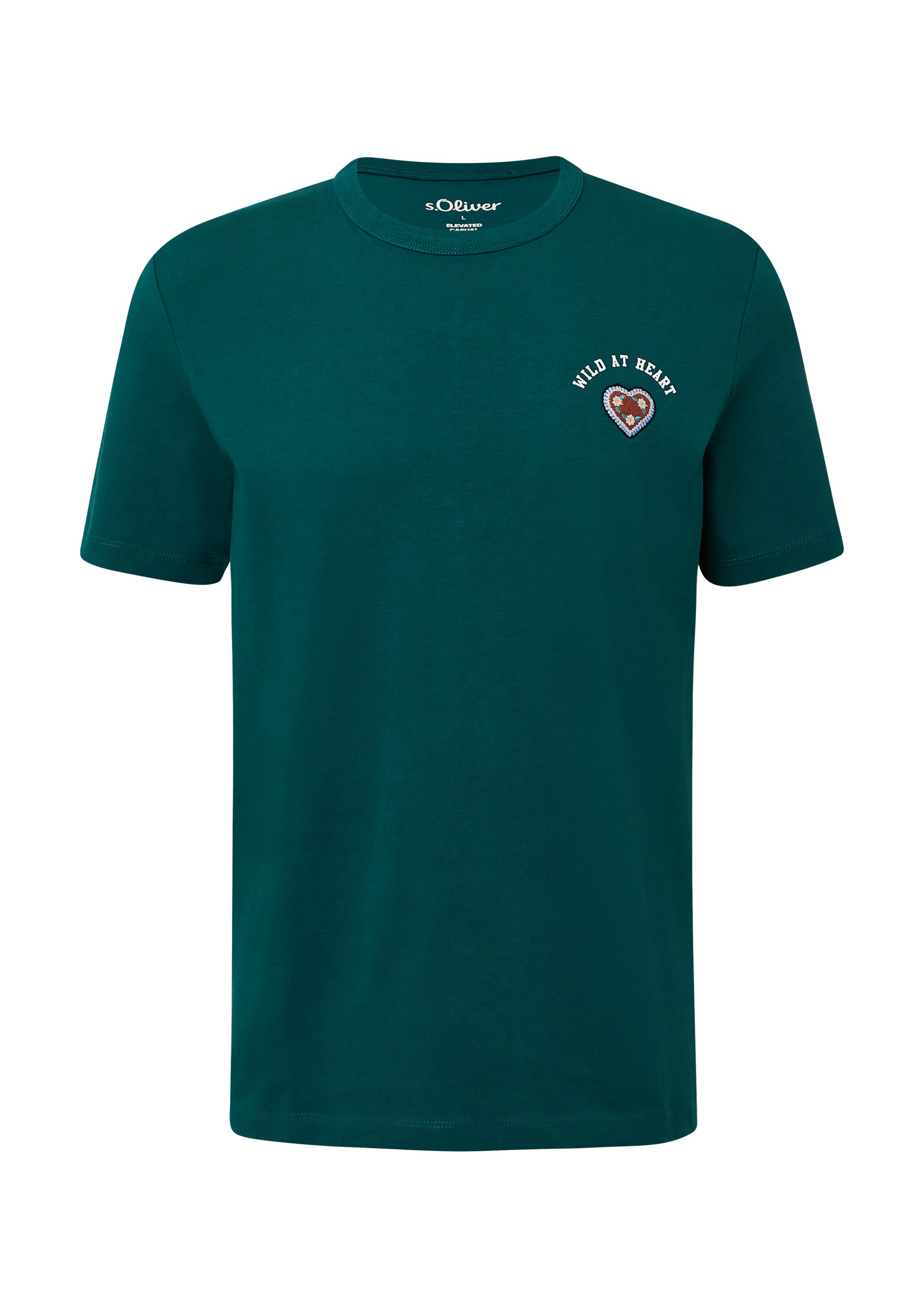 s.Oliver Shirt in Groen: voorkant