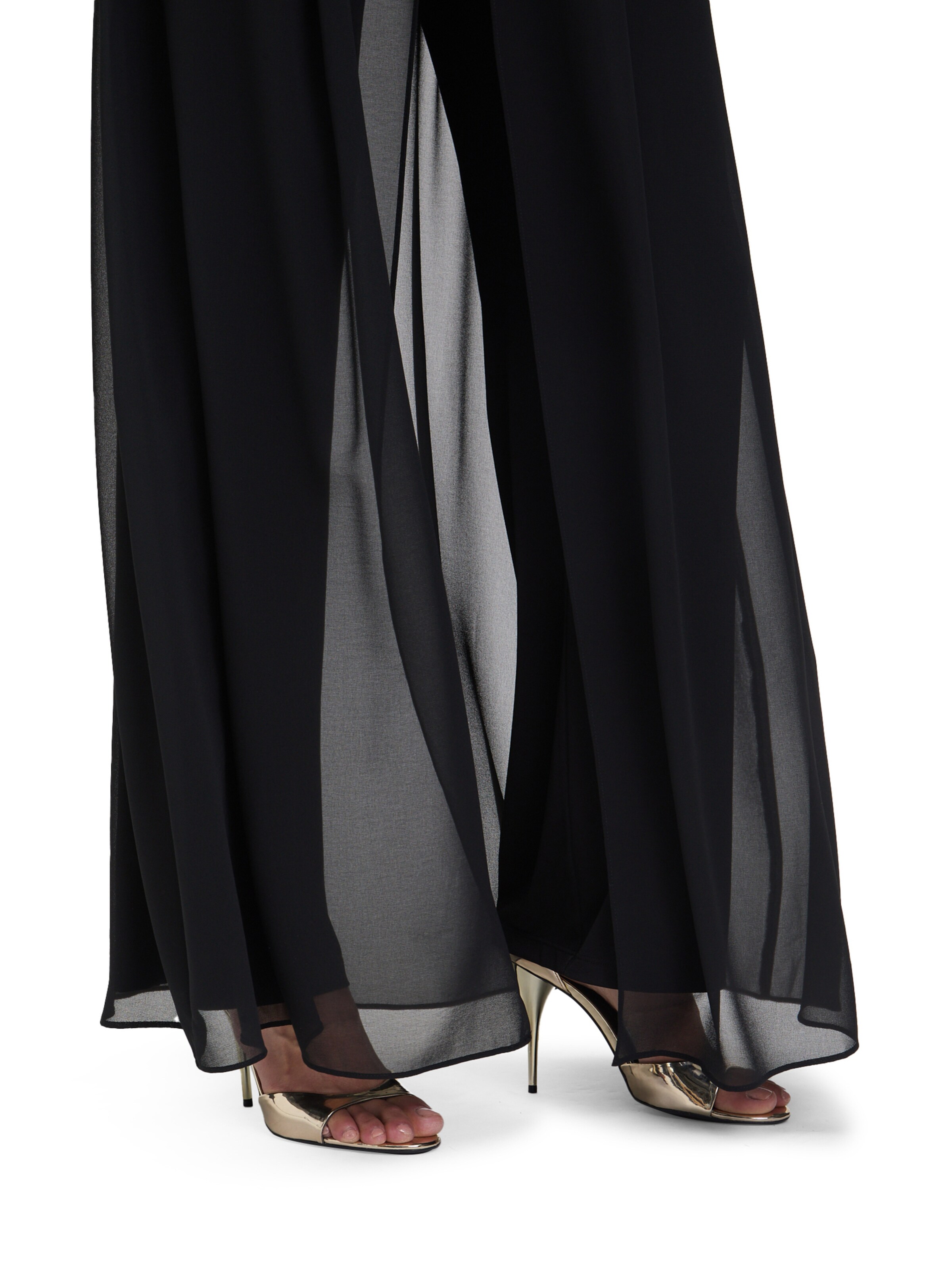 Wide leg Pantaloni di Vera Mont in nero