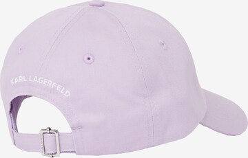 Karl Lagerfeld Cap 'Ikonik 2.0' in Purple