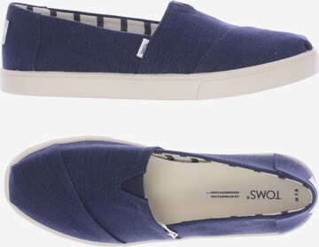 TOMS Halbschuh 38 in Blau: predná strana