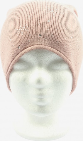 Gina Hat & Cap in XS-XL in Pink: front