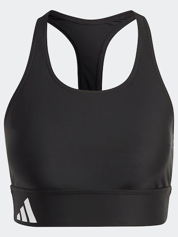 ADIDAS PERFORMANCE Bustier Športne bikini 'Branded Beach' | črna barva