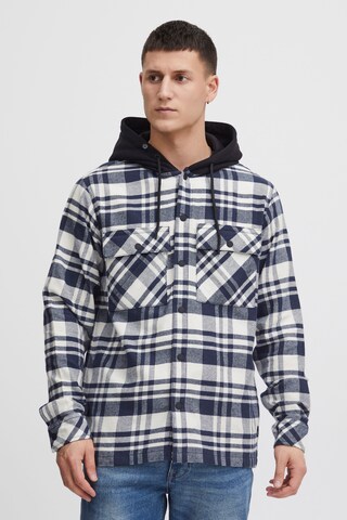 !Solid Regular fit Tussenjas 'Zachary' in Blauw: voorkant