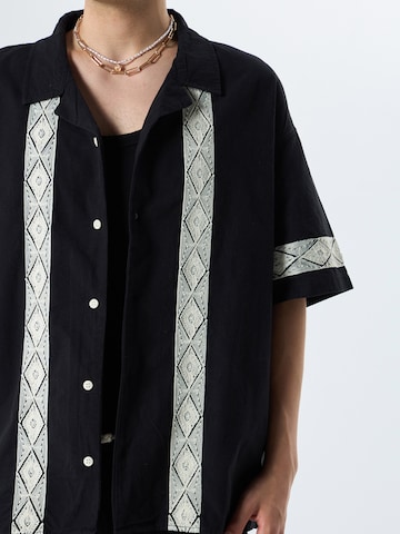 Comfort fit Camicia 'Stockton' di VAMOS CLO in nero