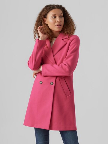 VERO MODA Prechodný kabát 'Vince Paris' - ružová: predná strana