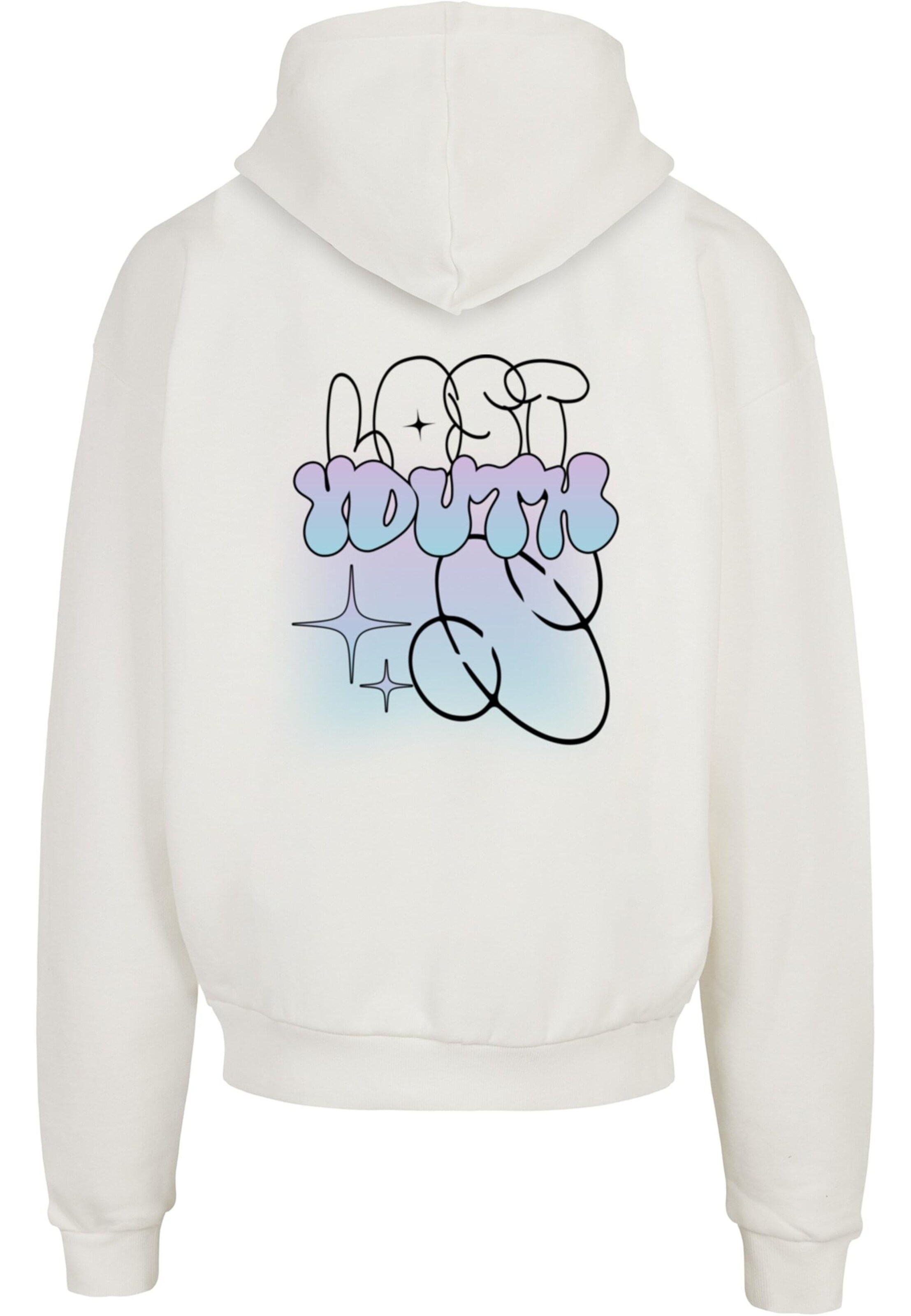 Sweat-shirt 'Dreamy Universe' Lost Youth en blanc