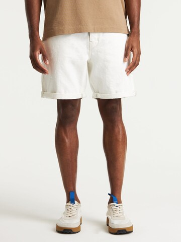 CHASIN' Loose fit Jeans 'Orion.s Sand' in White: front