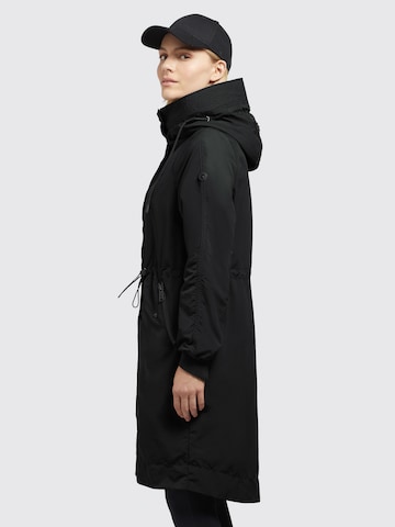 Manteau mi-saison 'Silica2' khujo en noir