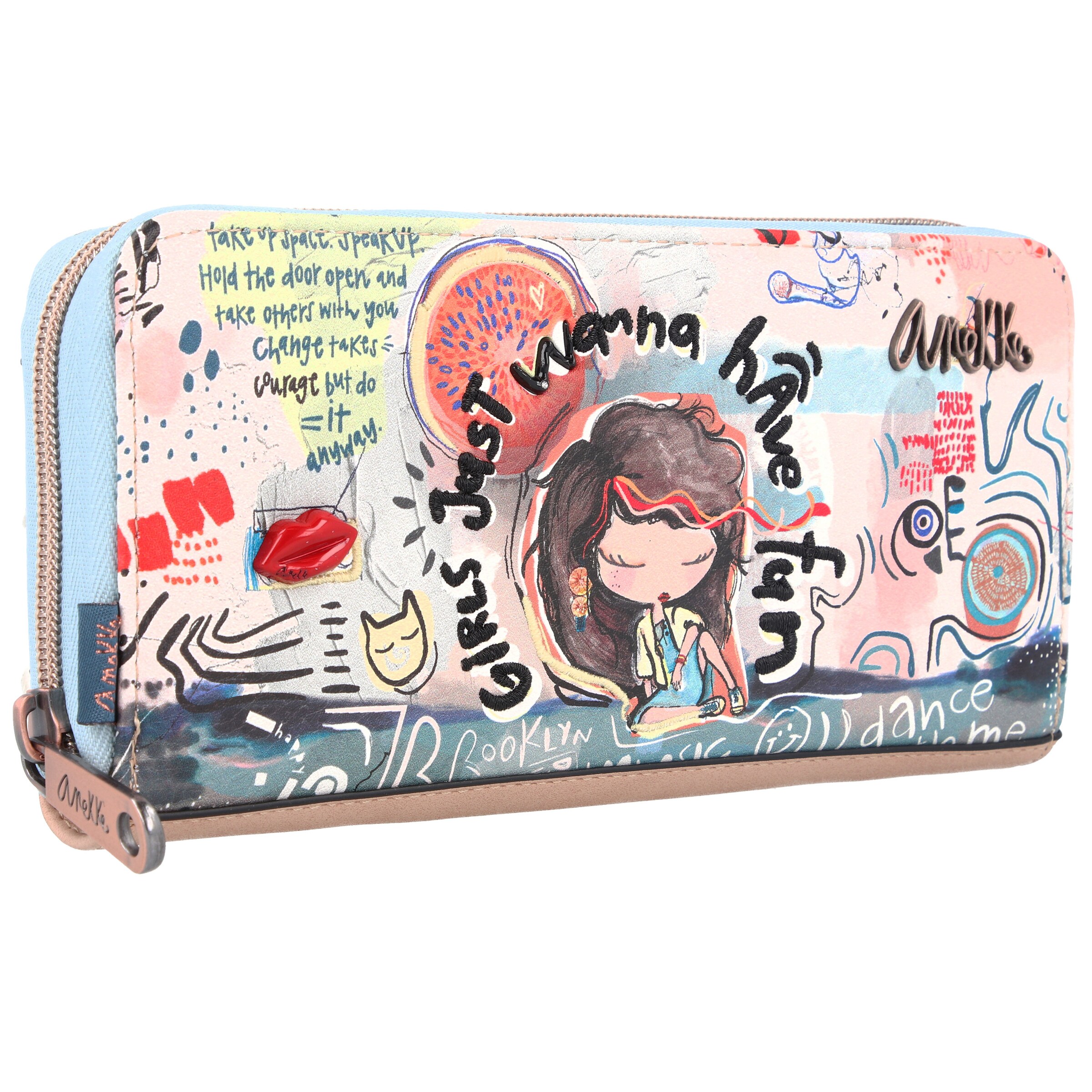 Anekke Wallet 'Fun&Music' in Mixed colors