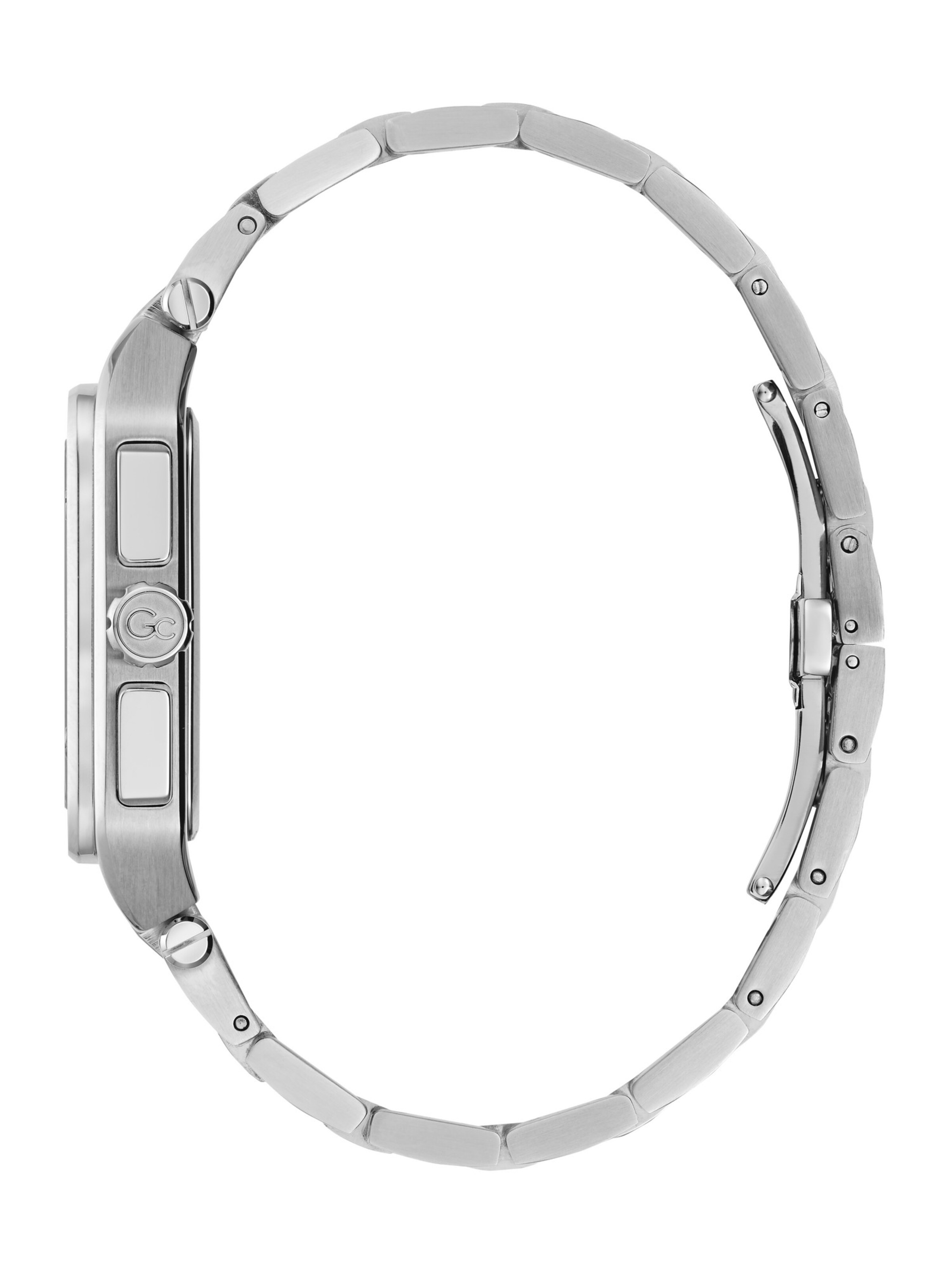 Gc Analoguhr in Silber