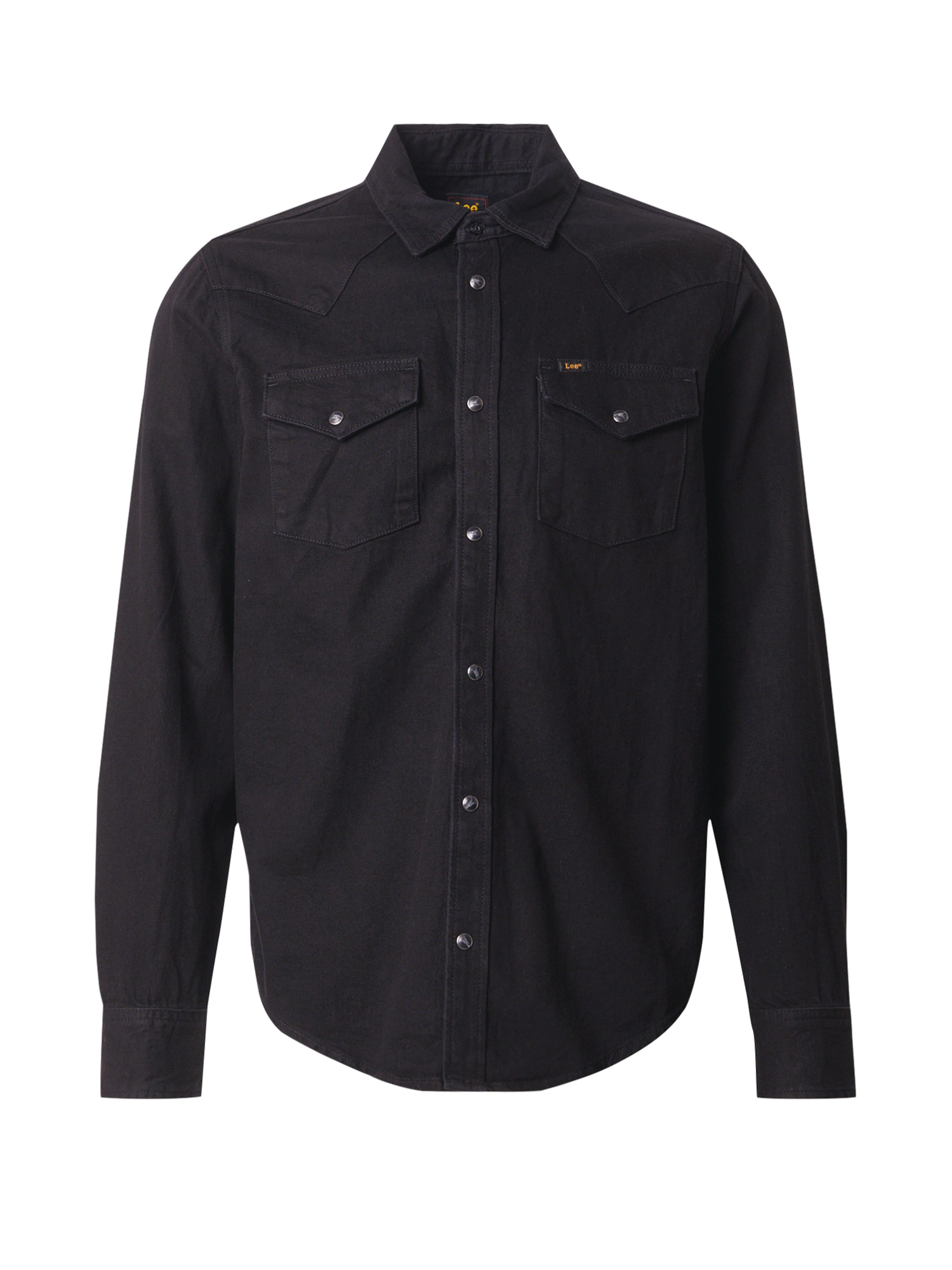 Regular fit Camicia 'REGULAR WESTERN SHIRT' di Lee in nero: frontale