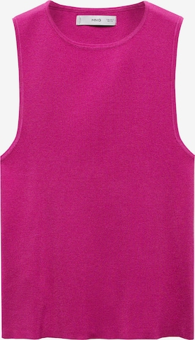 MANGO Knitted Top 'HERNAN' in Pink: front