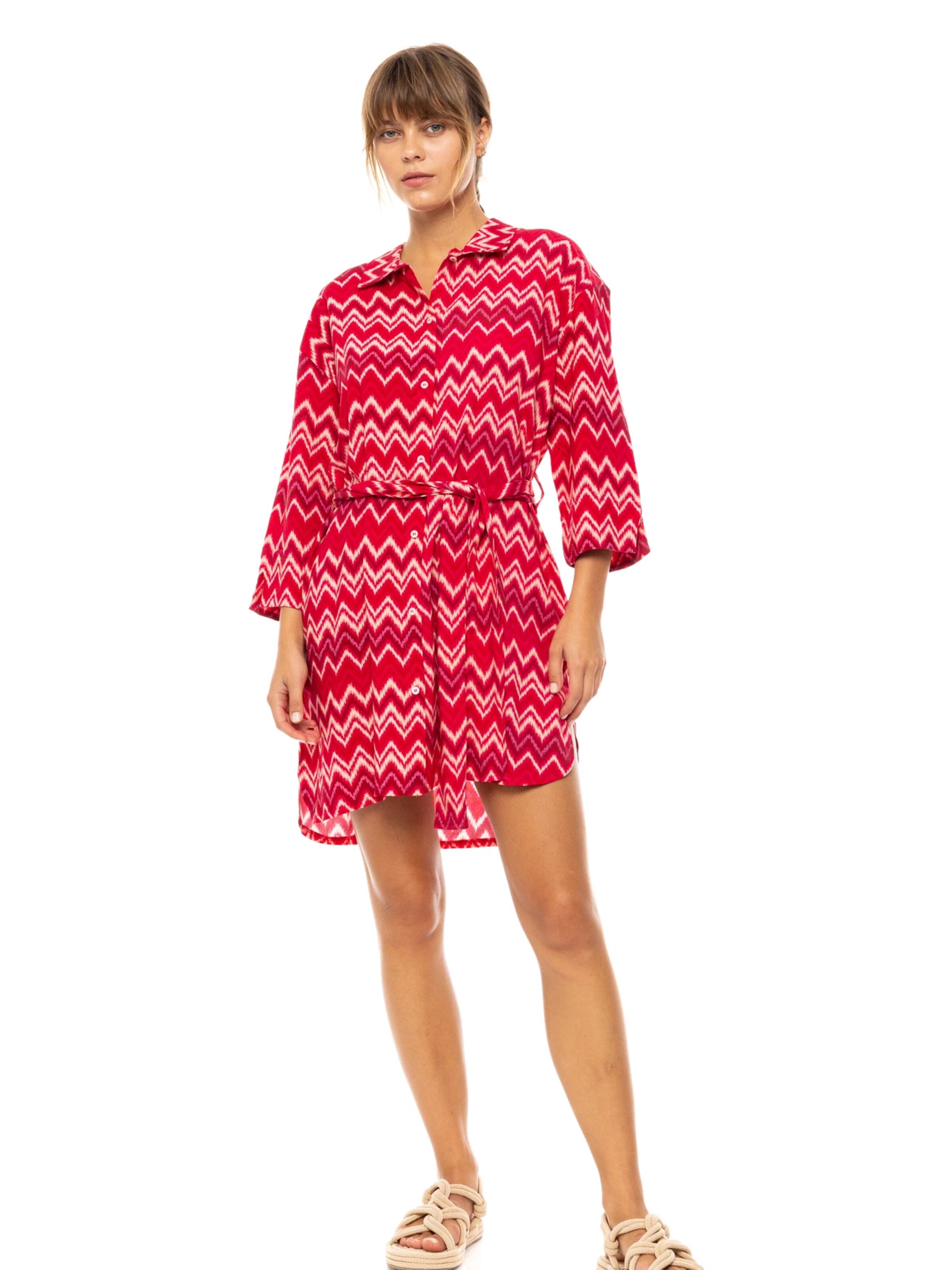 Abito estivo 'BEACHWEAR RASBERRY RAINBOW' di Pink Label in rosa