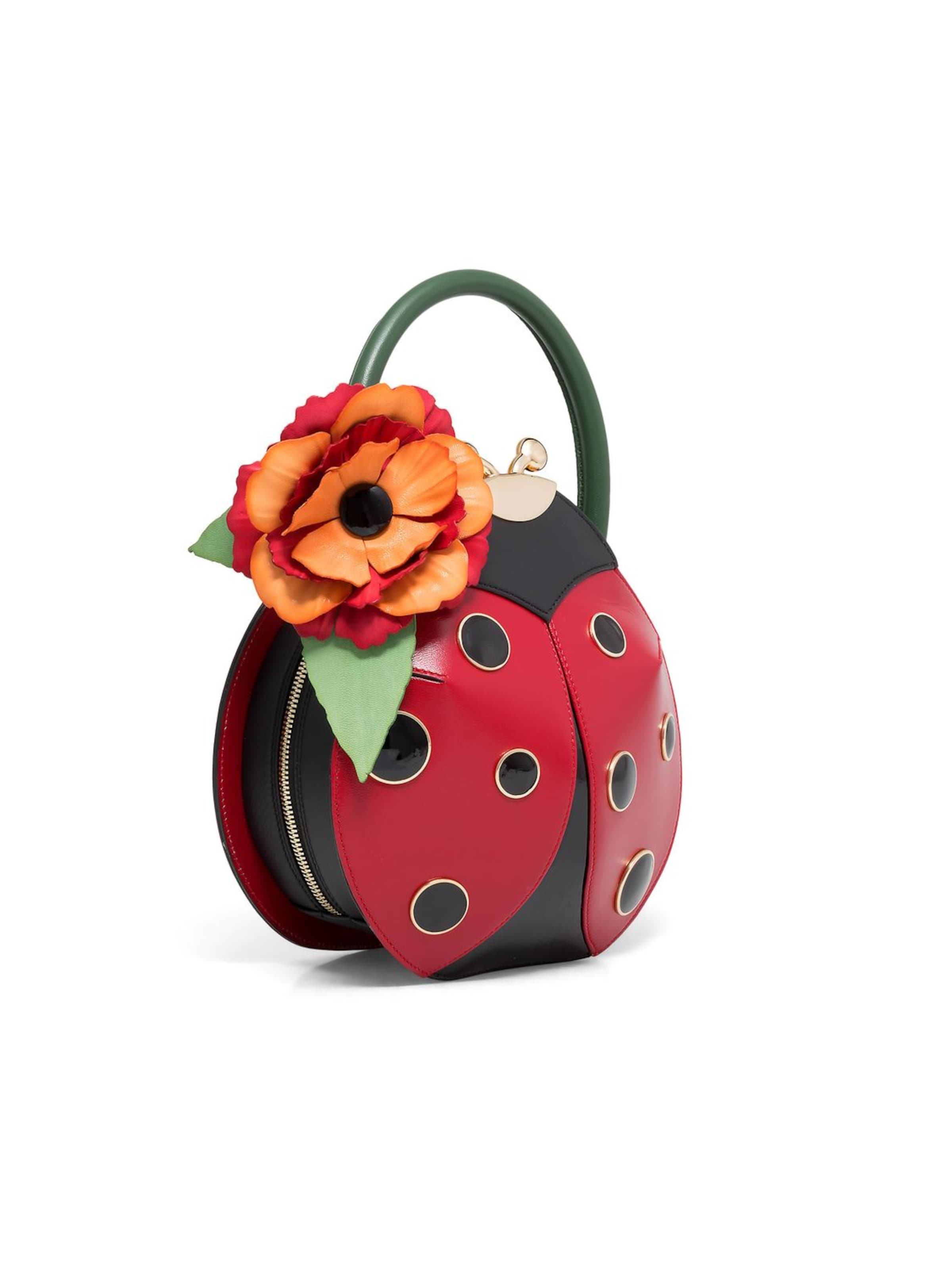 Borsa a mano 'Tema Coccinella' di Braccialini in rosso