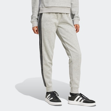 ADIDAS SPORTSWEAR Tapered Workout Pants in Grey: front