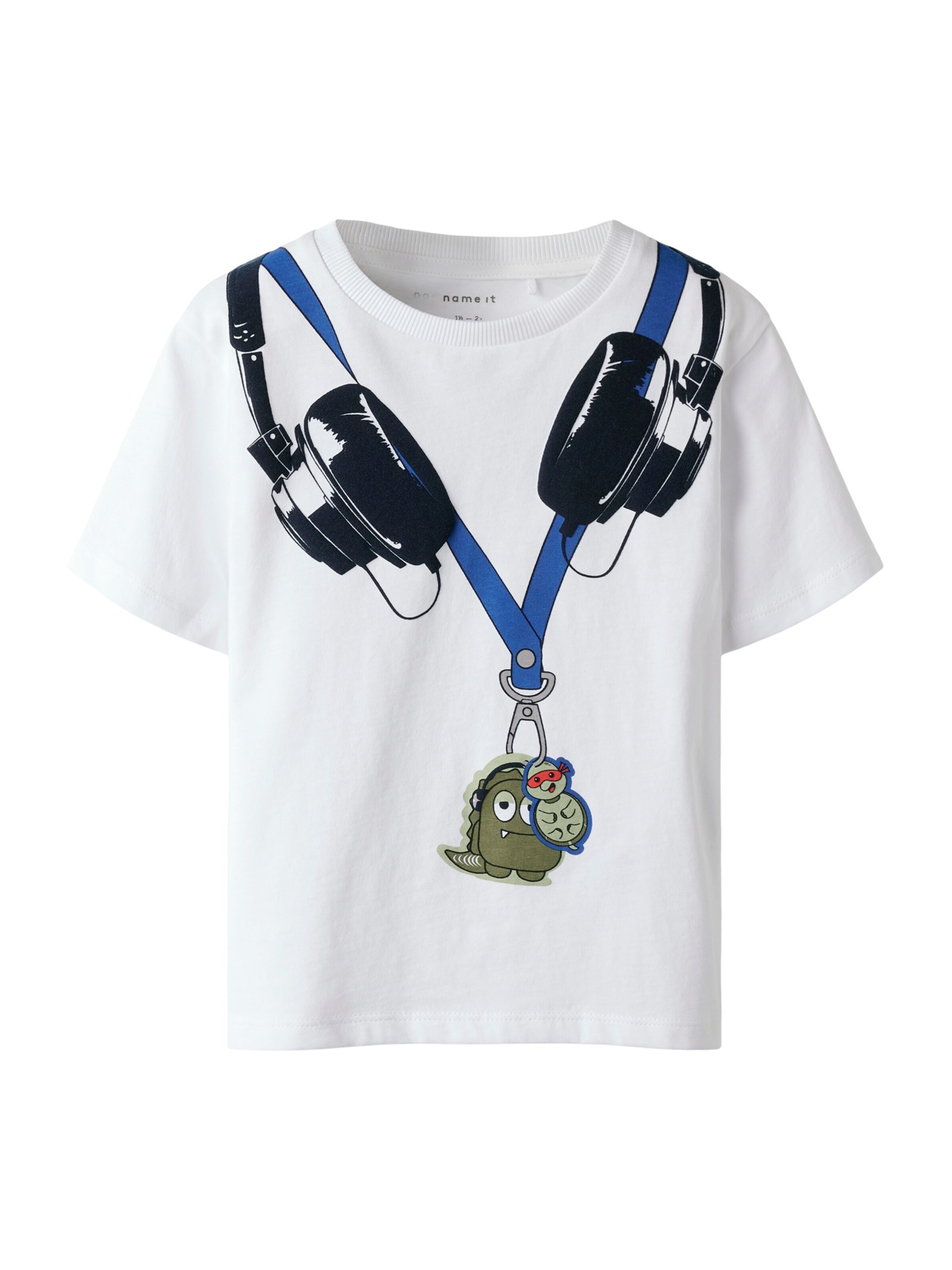 NAME IT - Camiseta 'NMMHENNI' en blanco: frente