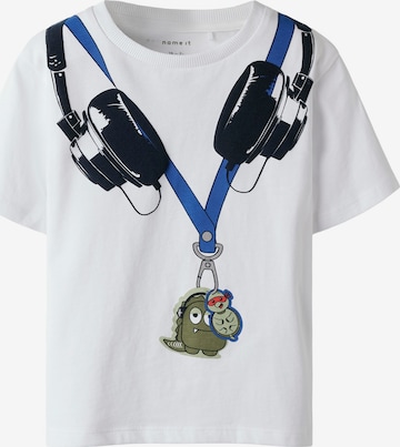 NAME IT - Camiseta 'NMMHENNI' en blanco: frente