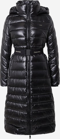 Calvin Klein Winter Coat in Black: front