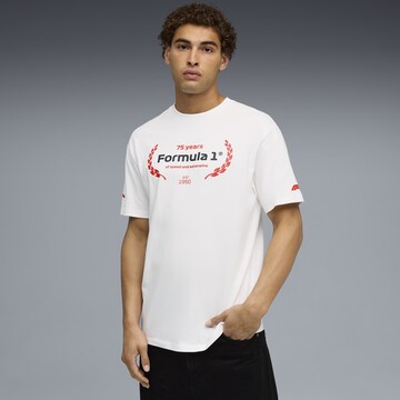 PUMA Shirt 'F1® Essentials' in Wit: voorkant