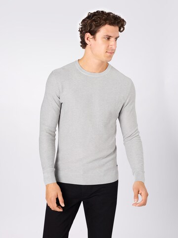 TOM TAILOR Regular fit Sweater in Grey: front