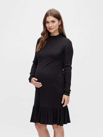 MAMALICIOUS Knitted dress 'Rosina' in Black: front