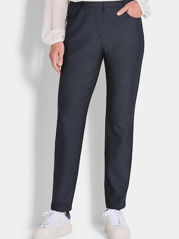 Regular Pantalon 'Louisa' Goldner en bleu : devant