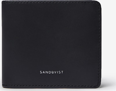 SANDQVIST Geldbörse 'MANFRED' em preto / prata, Vista do produto