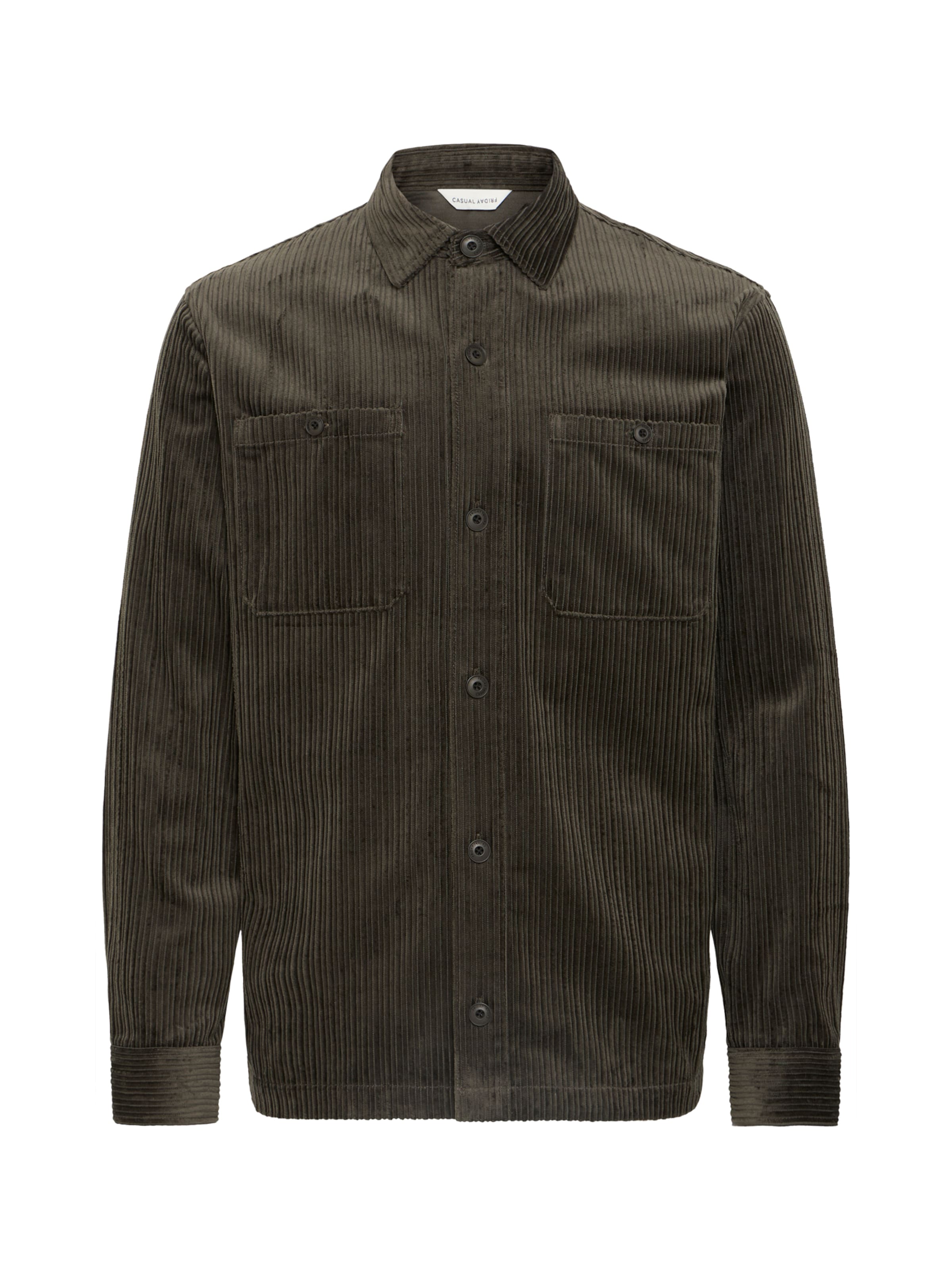Casual Friday Regular fit Риза &#x27;CFNor&#x27; в зелено: отпред