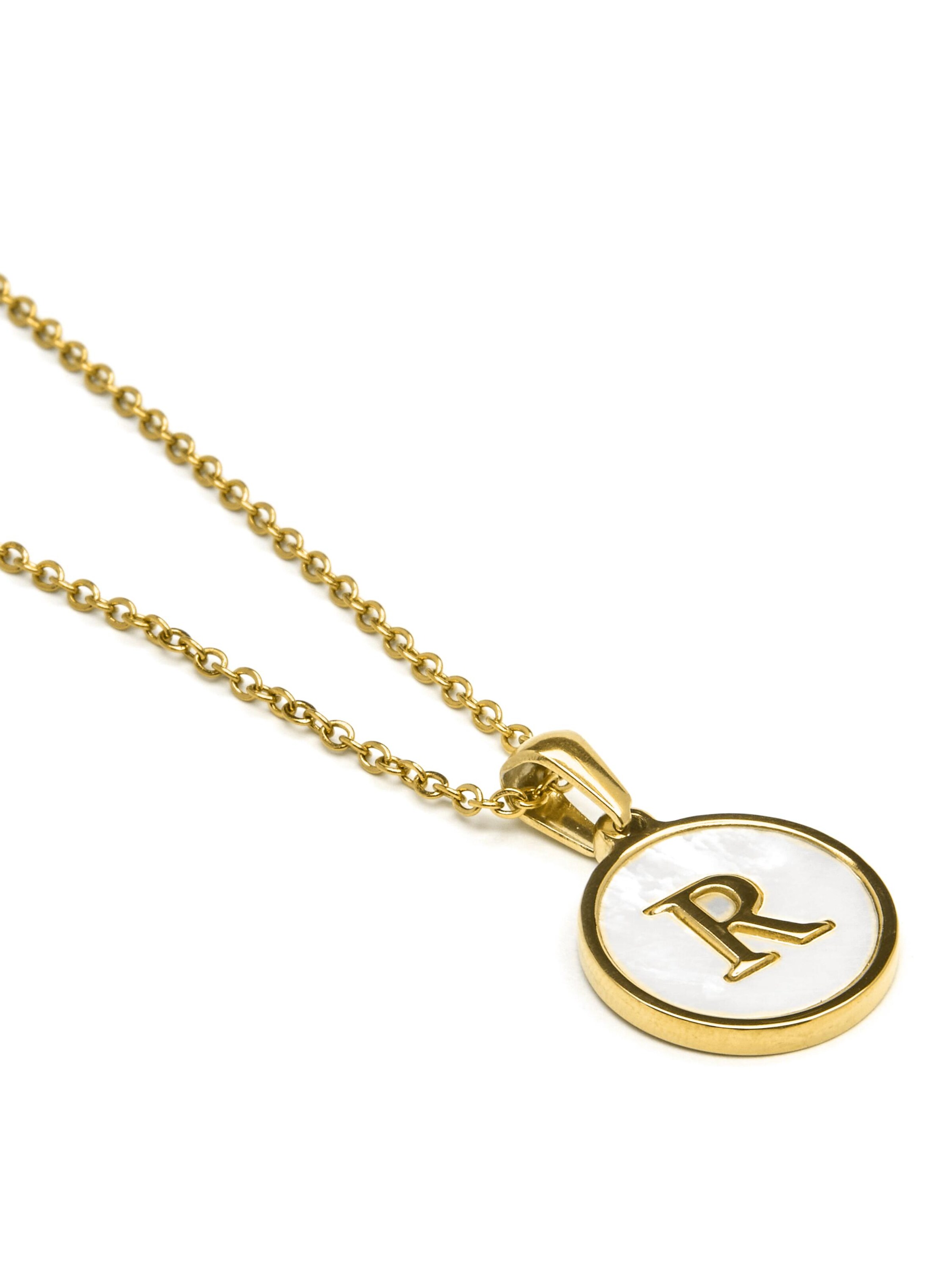 Luxenter Kette 'Alphabet' in Weiß