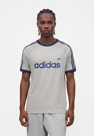 ADIDAS ORIGINALS Koszulka 'Ringer' w kolorze szary: przód