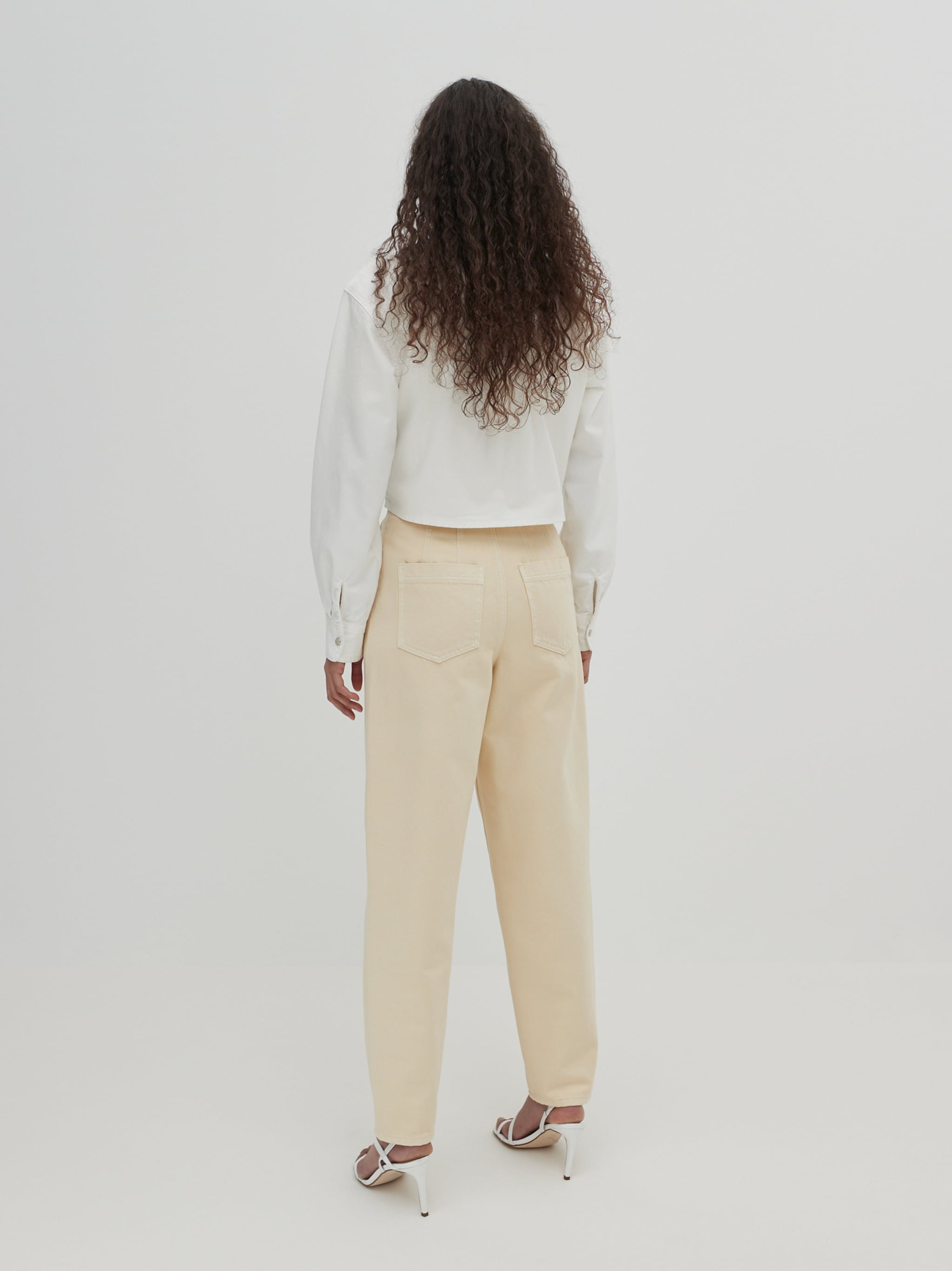 EDITED Produits Jean à pince 'Chelsea' jaune