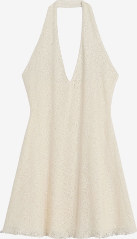 BershkaHaljina - bež boja: prednji dio