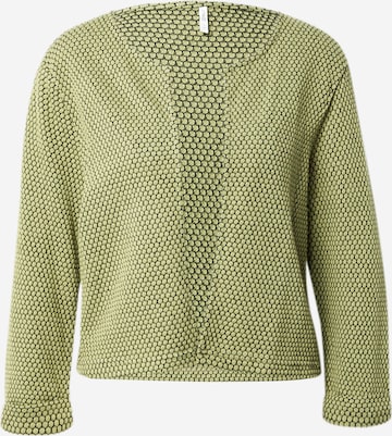 Cardigan 'DIAMOND' ONLY en vert : devant