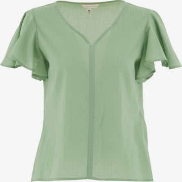 Organication Bluse in Grün: Vorderseite