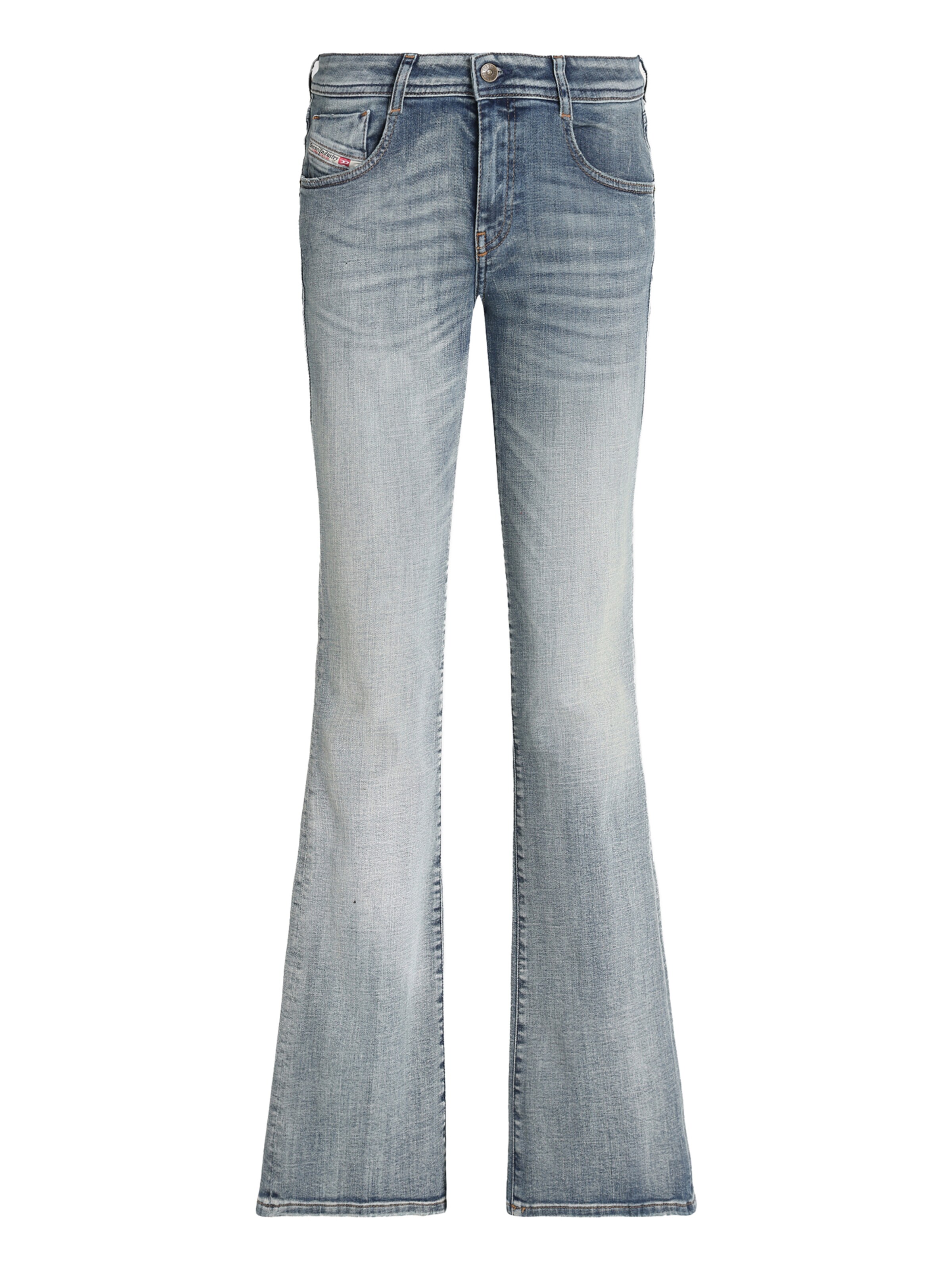 Flared Jeans '1969 D-EBBEY' di DIESEL in blu: frontale