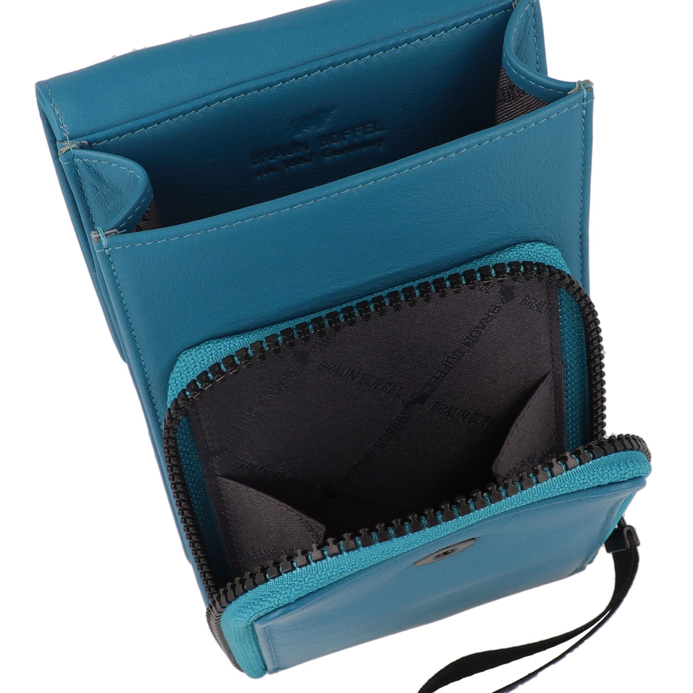 Sac à bandoulière 'Capri' Braun Büffel en bleu