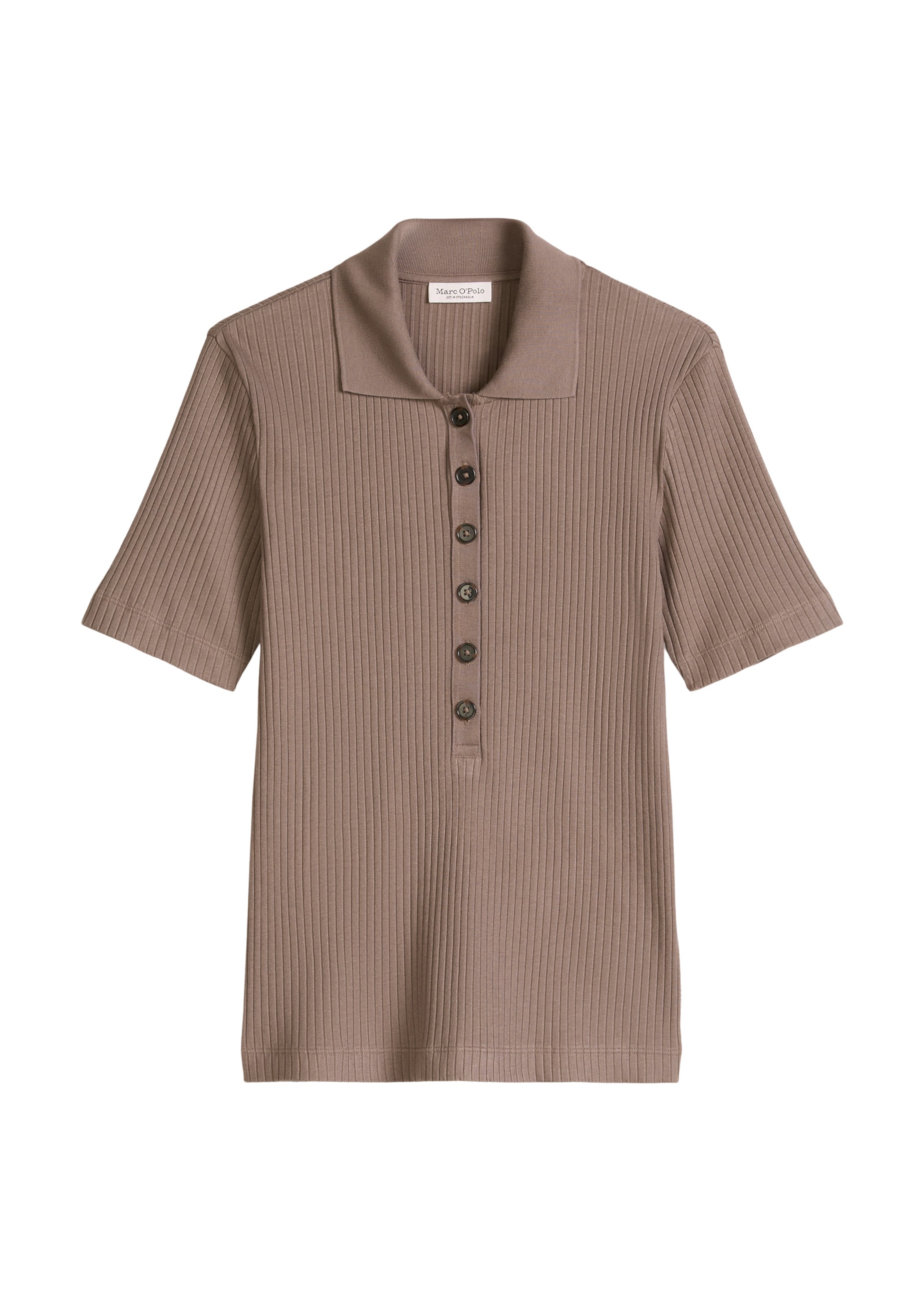 Marc O'Polo T-Shirt in Braun: Vorderseite
