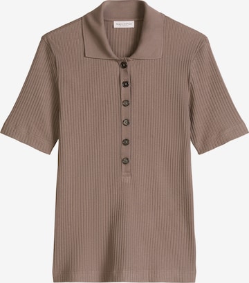 T-shirt Marc O'Polo en marron : devant
