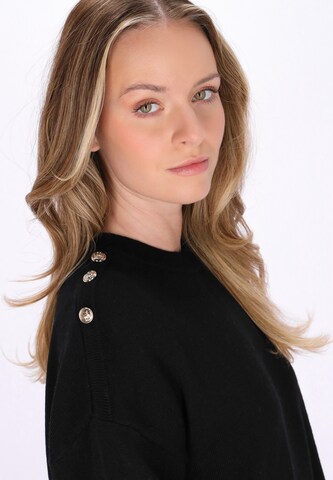 DreiMaster Maritim Pullover in Schwarz