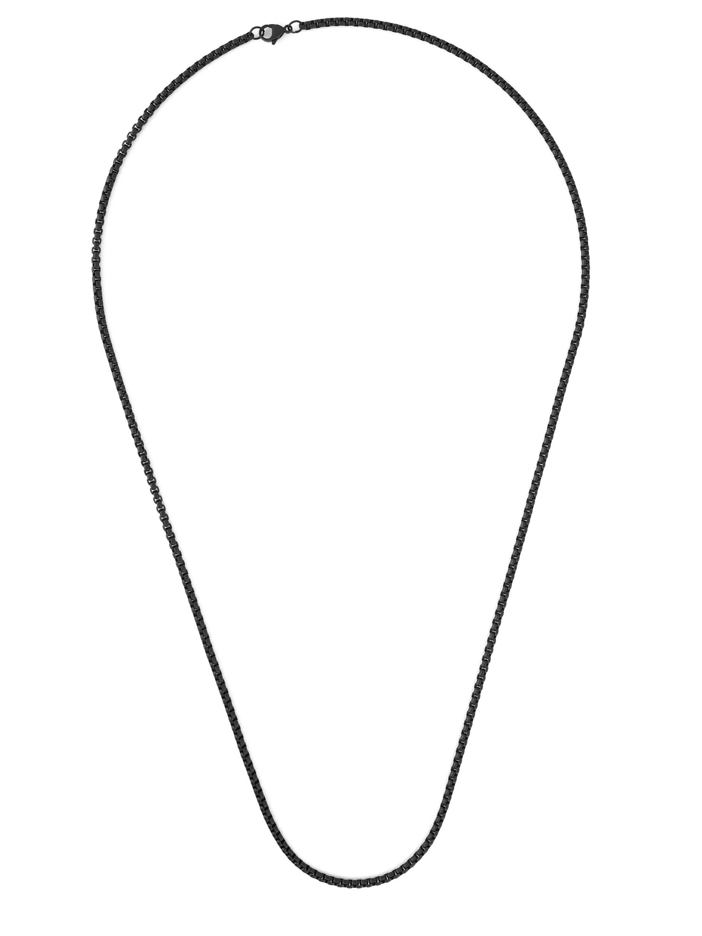 Akitsune Necklace 'Bacas' in Black: front