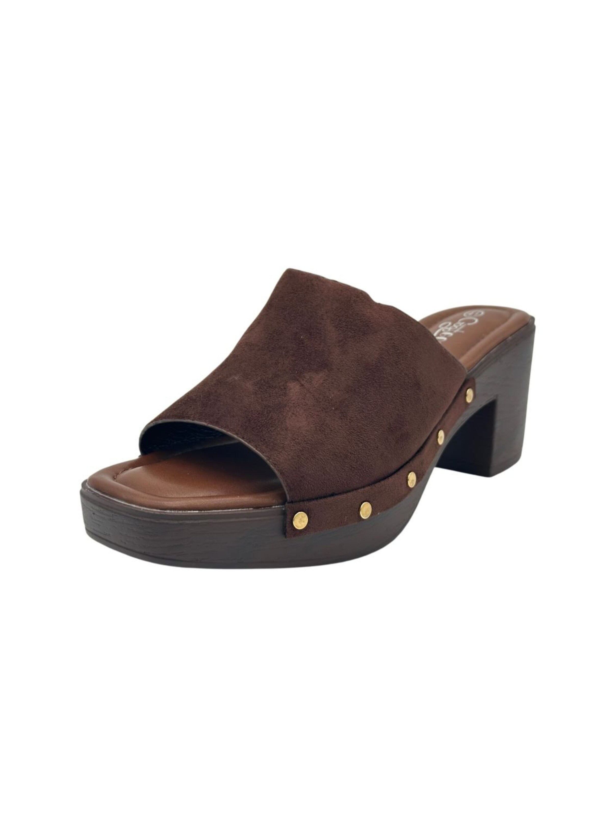 Nowaland Mules in Brown: front