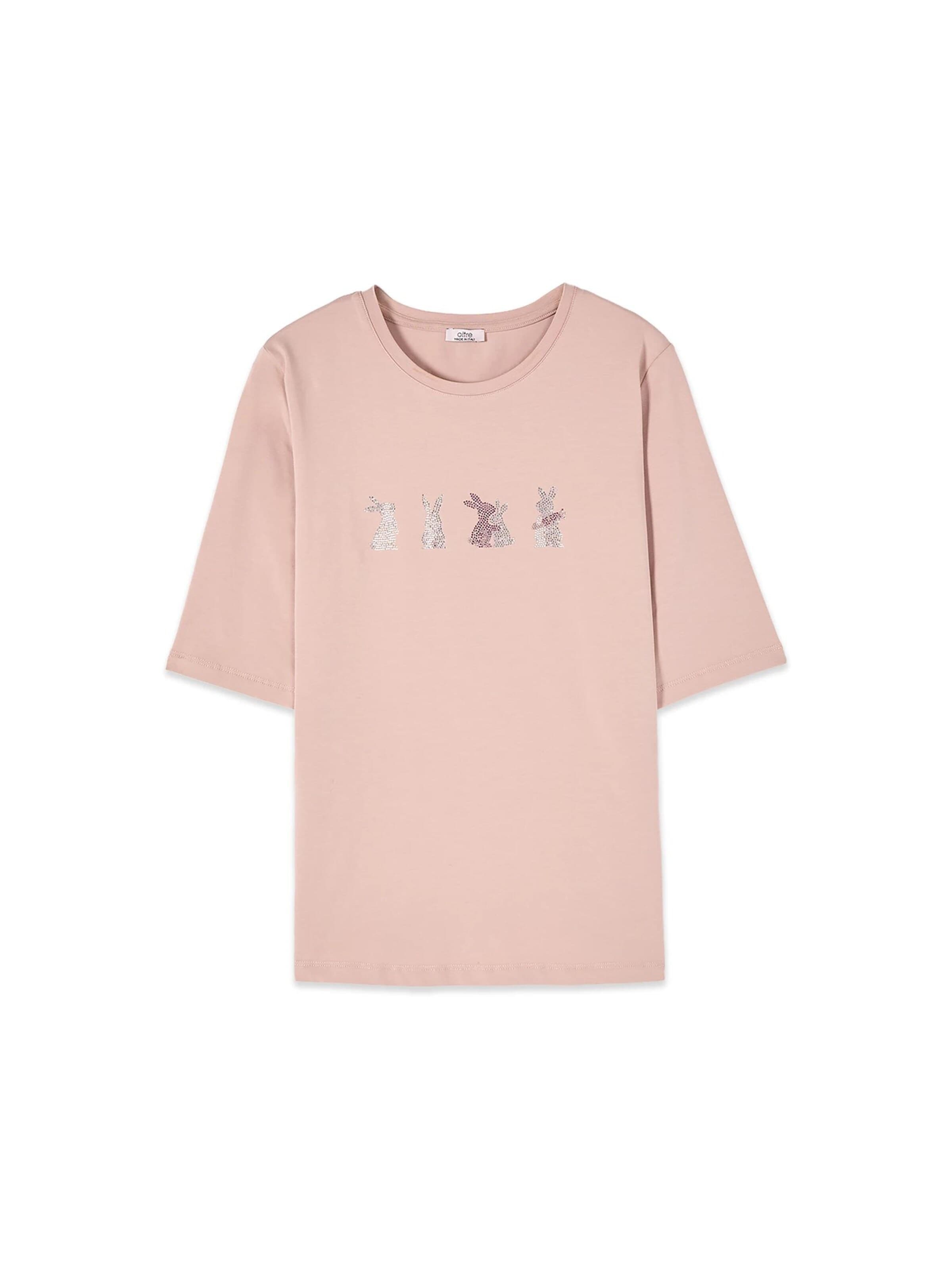 Maglietta di oltre in rosa: frontale