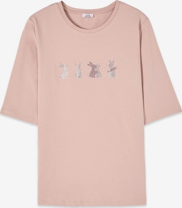Maglietta di oltre in rosa: frontale