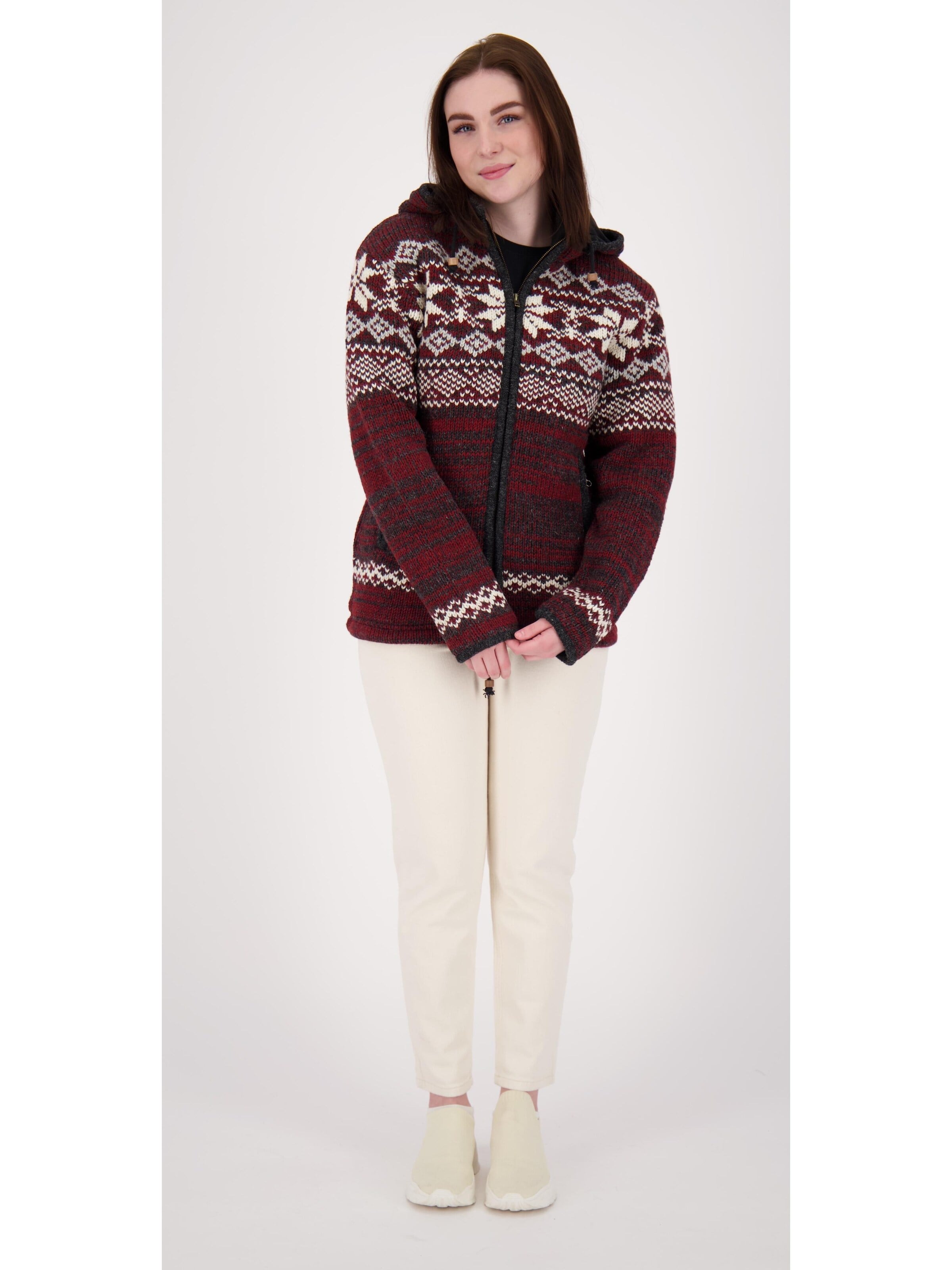 deproc Fleece jacket 'ANNAPURNA' in Red