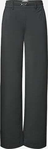 STREET ONE Wide Leg Hose 'Amalia' in Grün: Vorderseite