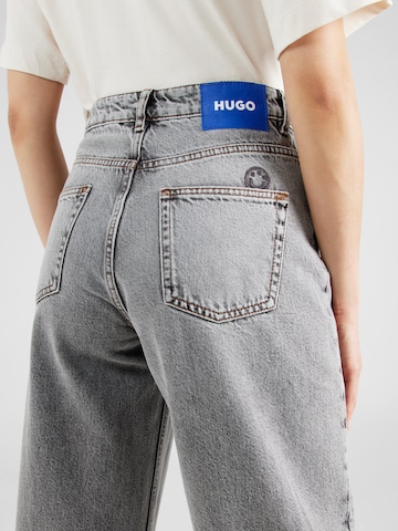HUGO Loosefit Jeans 'Leni_B' in Grijs