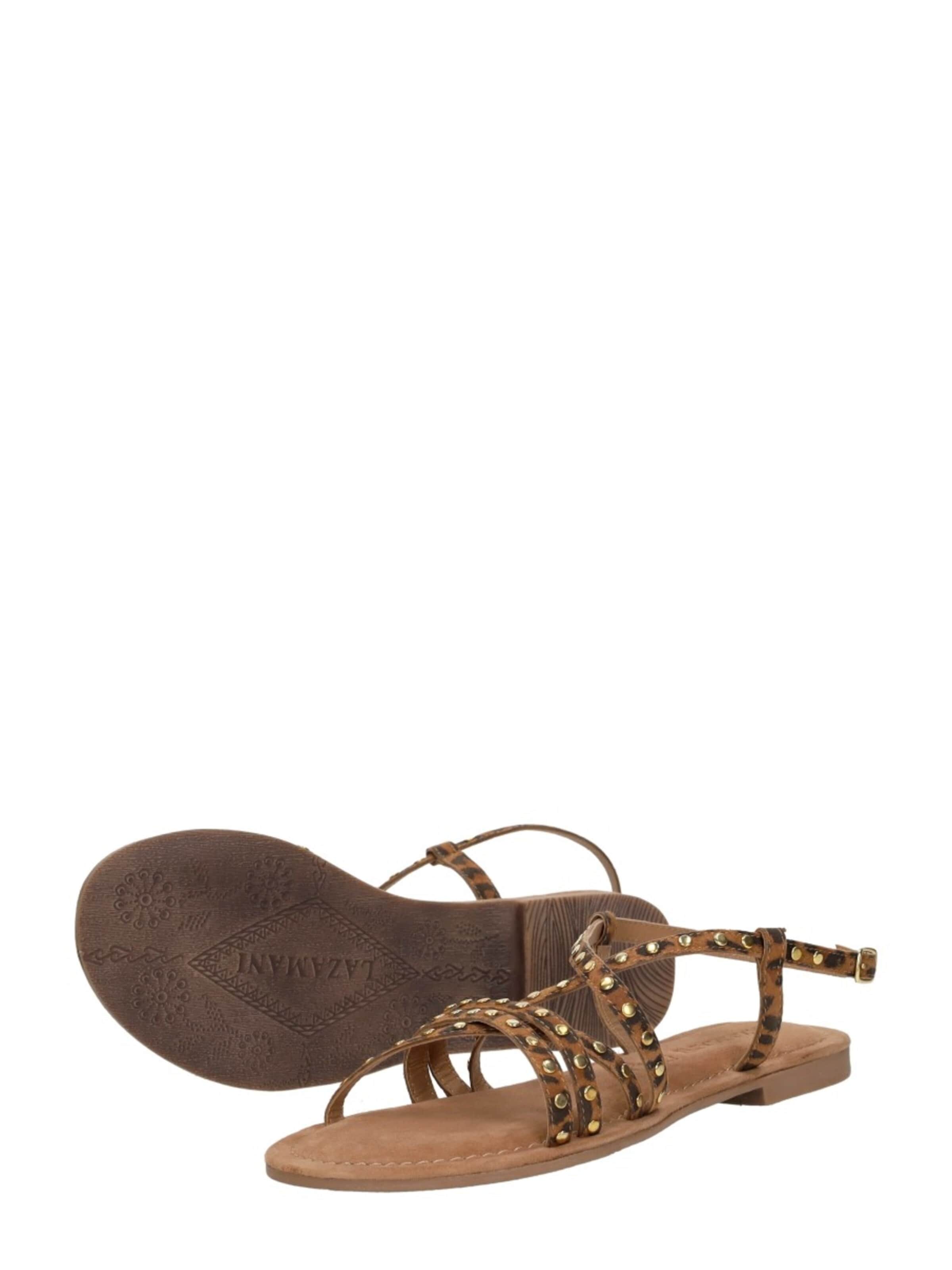 LAZAMANI Sandal 'Tova' in Brown