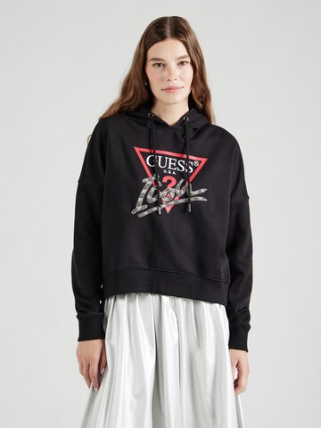 GUESS Sweatshirt in Black: front